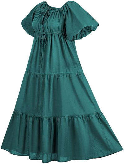 Belle Maxi Chemise Limited Edition Greens